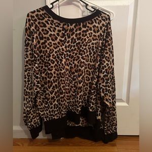 Cheetah Print Long sleeve shirt